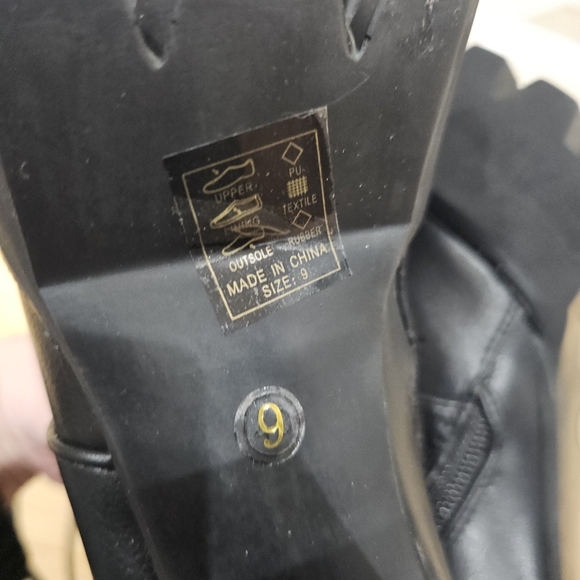 Dolls Kill Punk Goth Azalea Wang Mel Black Lace Up Buckle Mel Ankle Boots 9 New - Picture 9 of 10